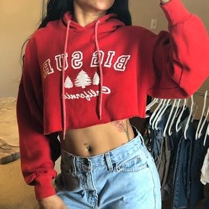 BIG SUR CROPPED HOODIE